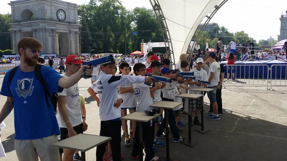 Pentatlonul – în centrul atenției la Olympic Day Chișinău (2)