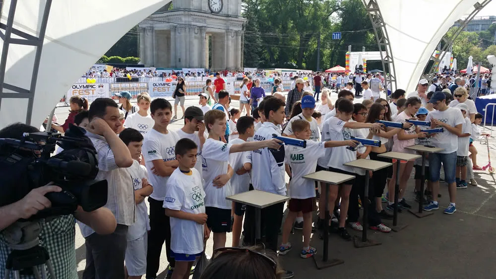 Pentatlonul – în centrul atenției la Olympic Day Chișinău (5)